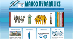 Desktop Screenshot of marcohydraulics.com